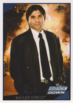 2009 Topps WWE #57 Ranjin Singh  Front