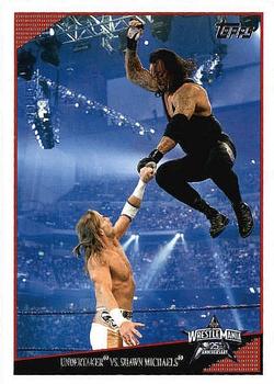 2009 Topps WWE #84 Undertaker / Shawn Michaels  Front