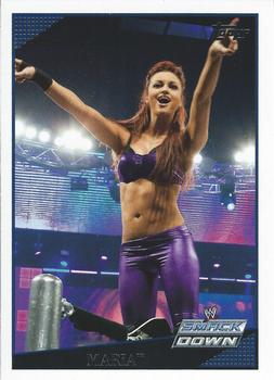 2009 Topps WWE #4 Maria  Front
