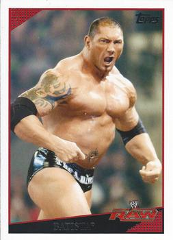 2009 Topps WWE #55 Batista  Front
