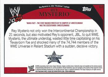 2009 Topps WWE #83 Rey Mysterio  Back