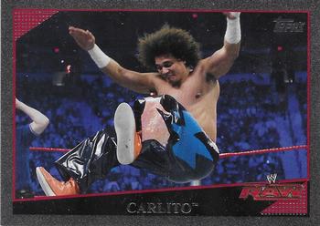 2009 Topps WWE - Black #2 Carlito  Front