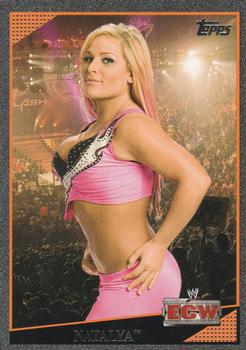 2009 Topps WWE - Black #8 Natalya  Front