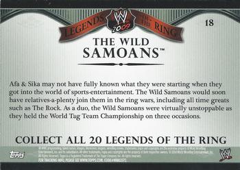 2009 Topps WWE - Legends of the Ring #18 The Wild Samoans Back