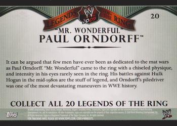 2009 Topps WWE - Legends of the Ring #20 