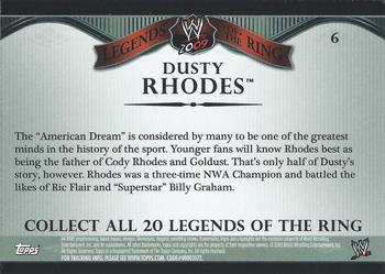 2009 Topps WWE - Legends of the Ring #6 Dusty Rhodes  Back