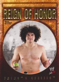 2009 Topps WWE - Reign of Honor #8 Primo / Carlito  Front