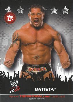 2009 Topps WWE - ToppsTown #TT1 Batista  Front