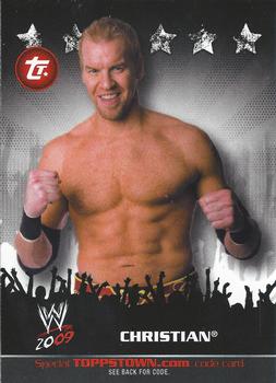 2009 Topps WWE - ToppsTown #TT4 Christian  Front