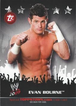 2009 Topps WWE - ToppsTown #TT9 Evan Bourne  Front