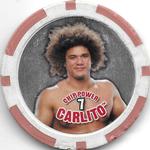 2009 Topps WWE Chipz - Foil #4 Carlito  Front
