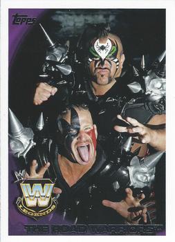 2010 Topps WWE #107 The Road Warriors  Front