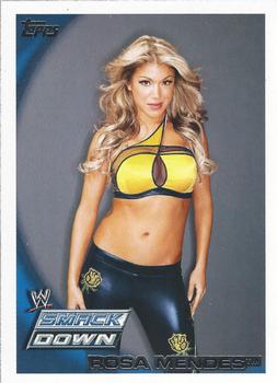 2010 Topps WWE #14 Rosa Mendes  Front