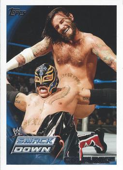2010 Topps WWE #36 CM Punk  Front