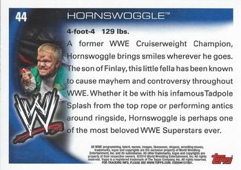 2010 Topps WWE #44 Hornswoggle  Back