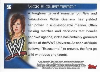 2010 Topps WWE #56 Vickie Guerrero  Back