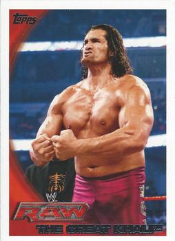 2010 Topps WWE #62 The Great Khali  Front