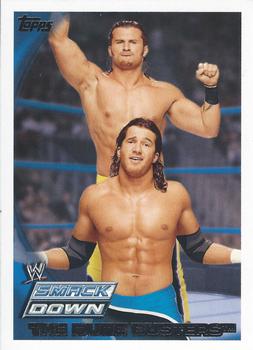 2010 Topps WWE #75 The Dude Busters  Front
