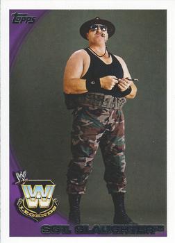 2010 Topps WWE #89 Sgt. Slaughter  Front