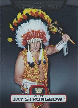2010 Topps Platinum WWE #117 Chief Jay Strongbow  Front