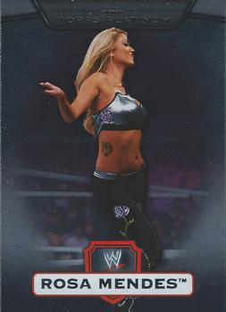 2010 Topps Platinum WWE #16 Rosa Mendes  Front