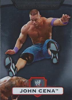 2010 Topps Platinum WWE #1 John Cena  Front