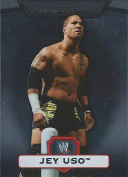 2010 Topps Platinum WWE #25 Jey Uso  Front