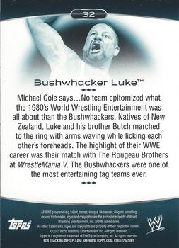 2010 Topps Platinum WWE #32 Bushwhacker Luke  Back