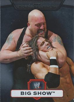 2010 Topps Platinum WWE #37 Big Show  Front