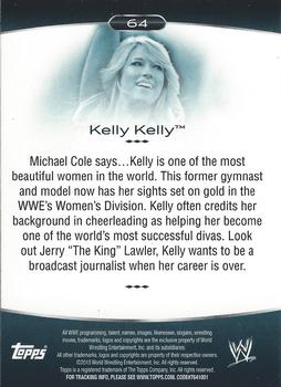 2010 Topps Platinum WWE #64 Kelly Kelly  Back
