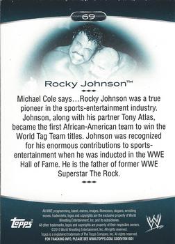 2010 Topps Platinum WWE #69 Rocky Johnson  Back