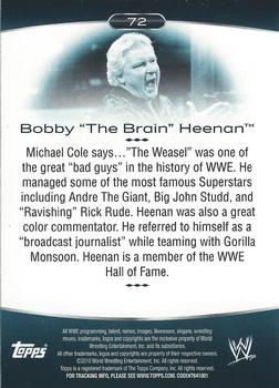 2010 Topps Platinum WWE #72 Bobby The Brain Heenan  Back