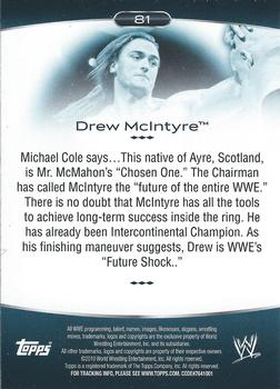 2010 Topps Platinum WWE #81 Drew McIntyre  Back