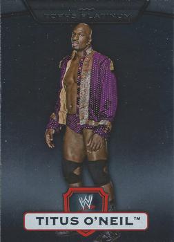 2010 Topps Platinum WWE #85 Titus O'Neil  Front