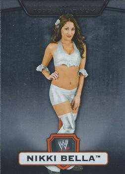 2010 Topps Platinum WWE #87 Nikki Bella  Front