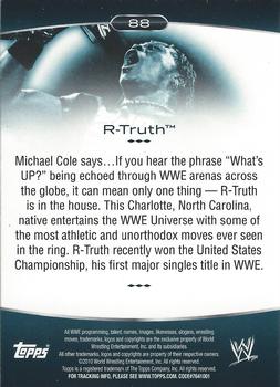 2010 Topps Platinum WWE #88 R-Truth  Back