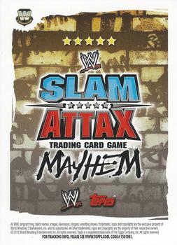 2010 Topps Slam Attax WWE Mayhem #NNO Yokozuna  Back