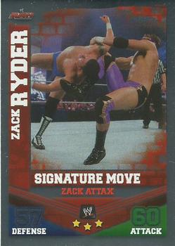 2010 Topps Slam Attax WWE Mayhem #NNO Zack Ryder Front