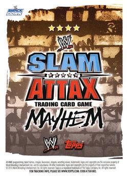 2010 Topps Slam Attax WWE Mayhem #NNO Beth Phoenix Back