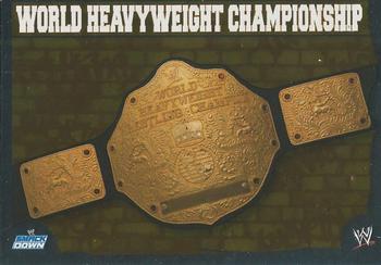 2010 Topps Slam Attax WWE Mayhem #NNO World Heavyweight Championship Front