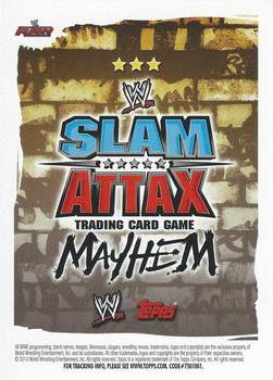 2010 Topps Slam Attax WWE Mayhem #NNO Ezekiel Jackson  Back