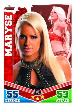 2010 Topps Slam Attax WWE Mayhem #NNO Maryse  Front