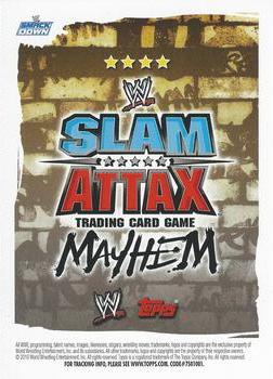 2010 Topps Slam Attax WWE Mayhem #NNO Christian  Back