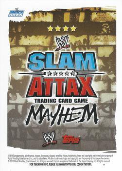 2010 Topps Slam Attax WWE Mayhem #NNO Kofi Kingston  Back