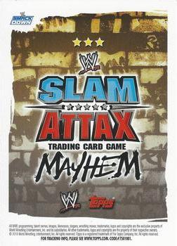 2010 Topps Slam Attax WWE Mayhem #NNO Layla  Back