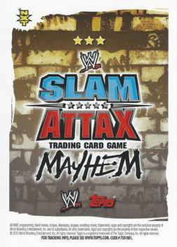 2010 Topps Slam Attax WWE Mayhem #NNO Lucky Cannon  Back