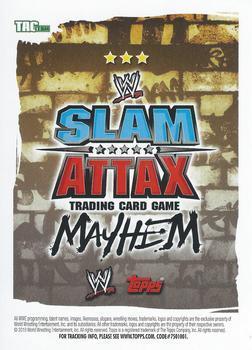2010 Topps Slam Attax WWE Mayhem #NNO Trent Barreta / Caylen Croft Back
