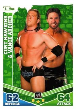 2010 Topps Slam Attax WWE Mayhem #NNO Curt Hawkins / Vance Archer Front