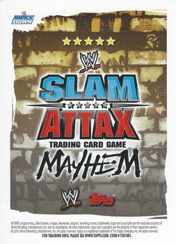2010 Topps Slam Attax WWE Mayhem #NNO Jack Swagger  Back