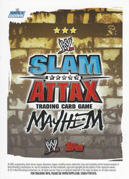 2010 Topps Slam Attax WWE Mayhem #NNO JTG  Back